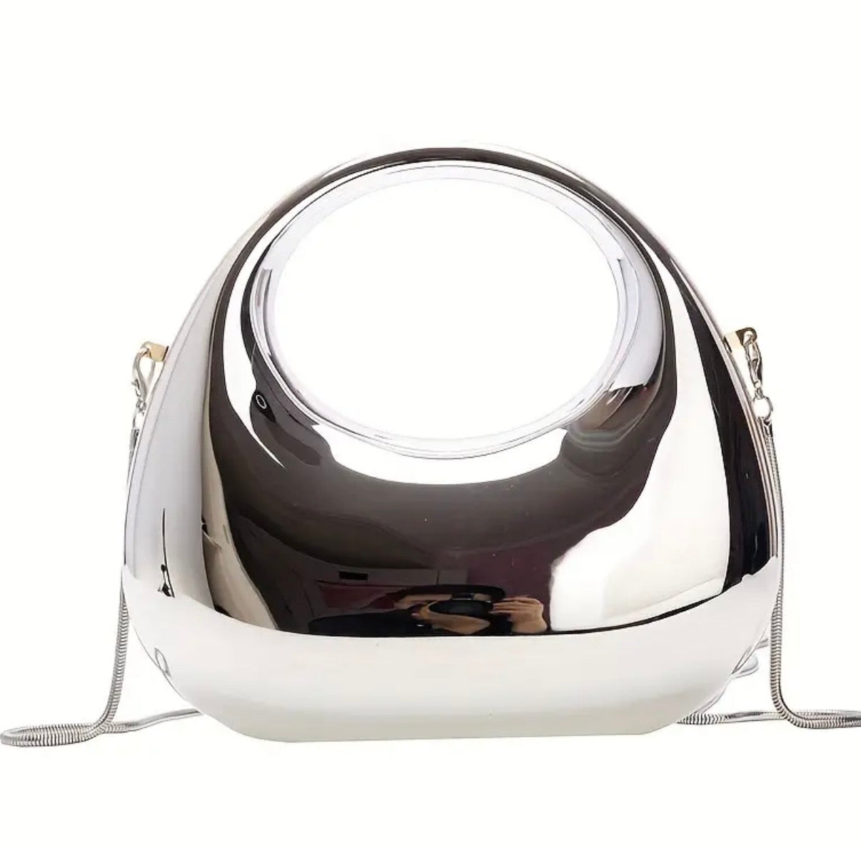 Mini Luxurious Full Moon Shaped Clutch