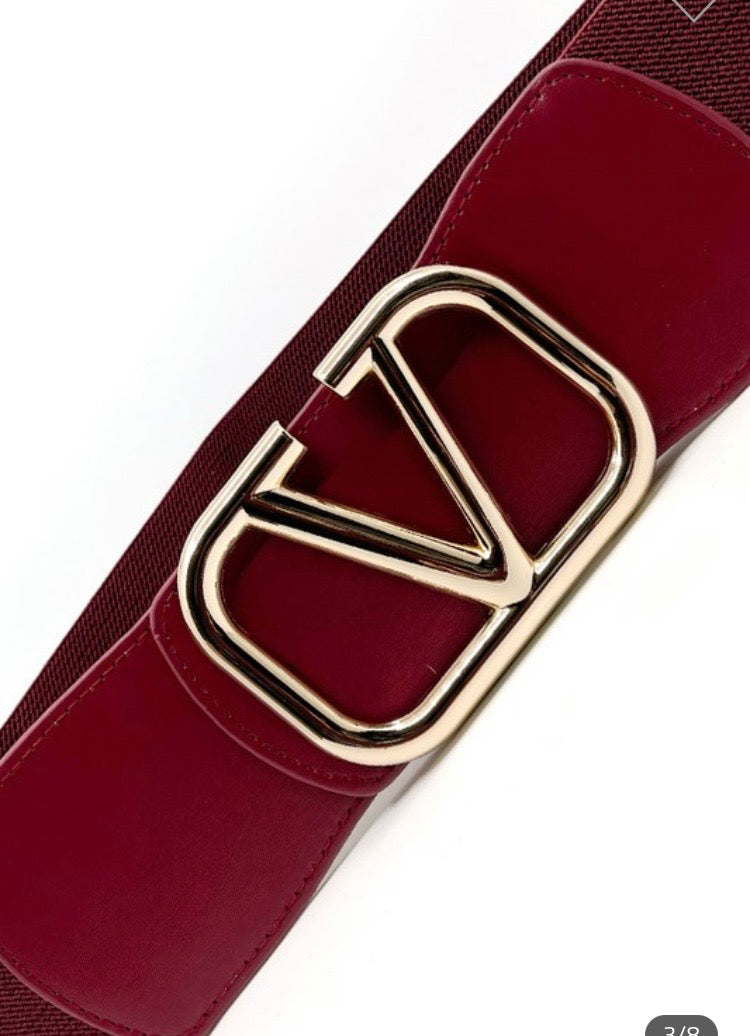 “V” Fashion Buckle Belt