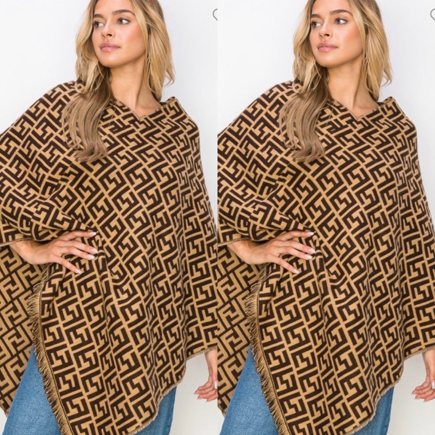 Luxury Fashion Poncho