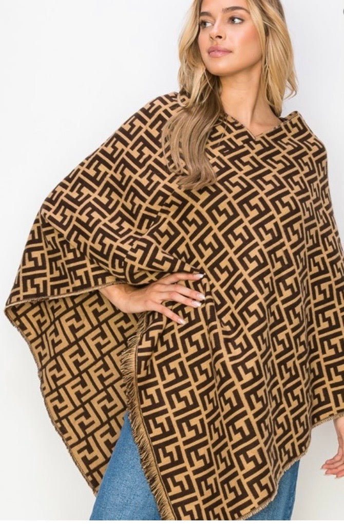 Luxury Fashion Poncho
