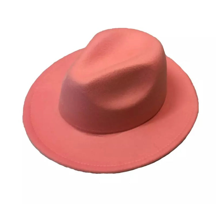 Jazz Fedora Solid Color Hats