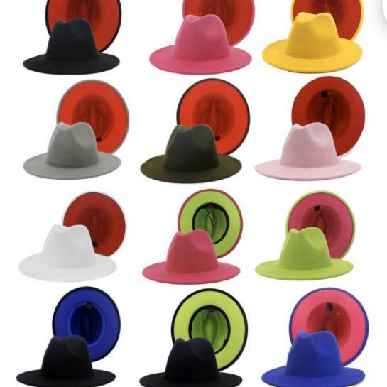 Fedora Pink with Red Bottom Hat