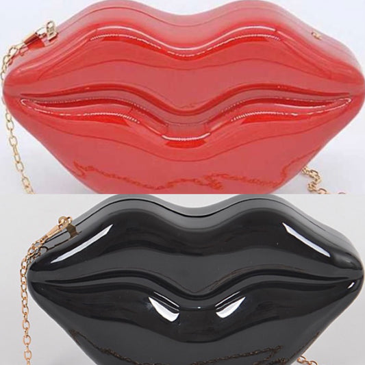 Lips Hand Bag Clutch