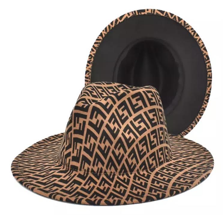 Double “F” Luxury Designer Fedora Hats