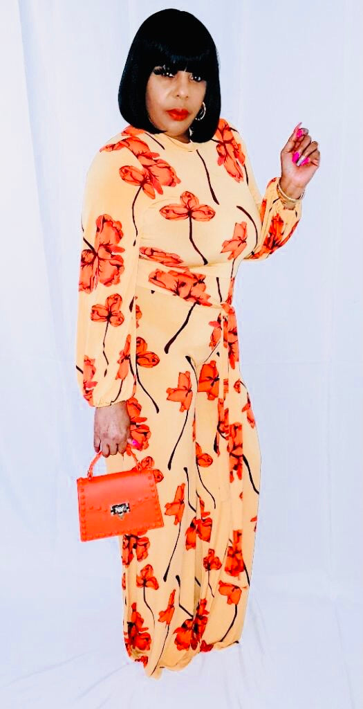 "Dream" Floral Printed Jumpsuit