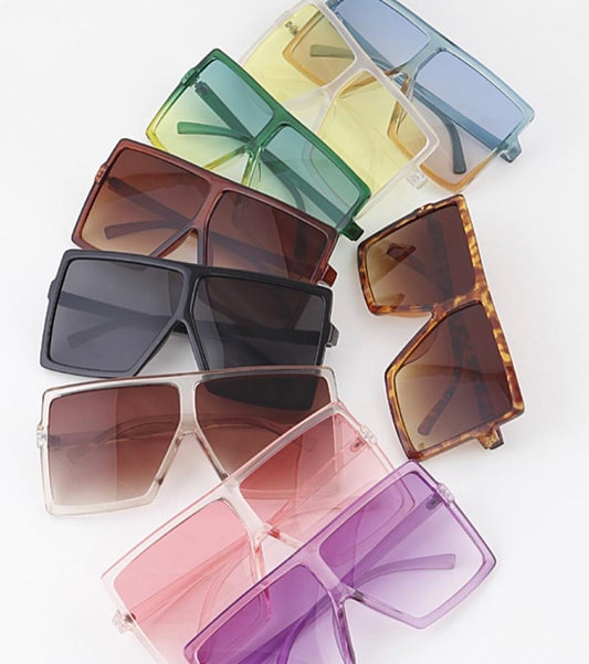 Oversized Block Sunglasses