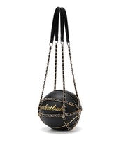 Basketball Shaped Leather Chain Strap