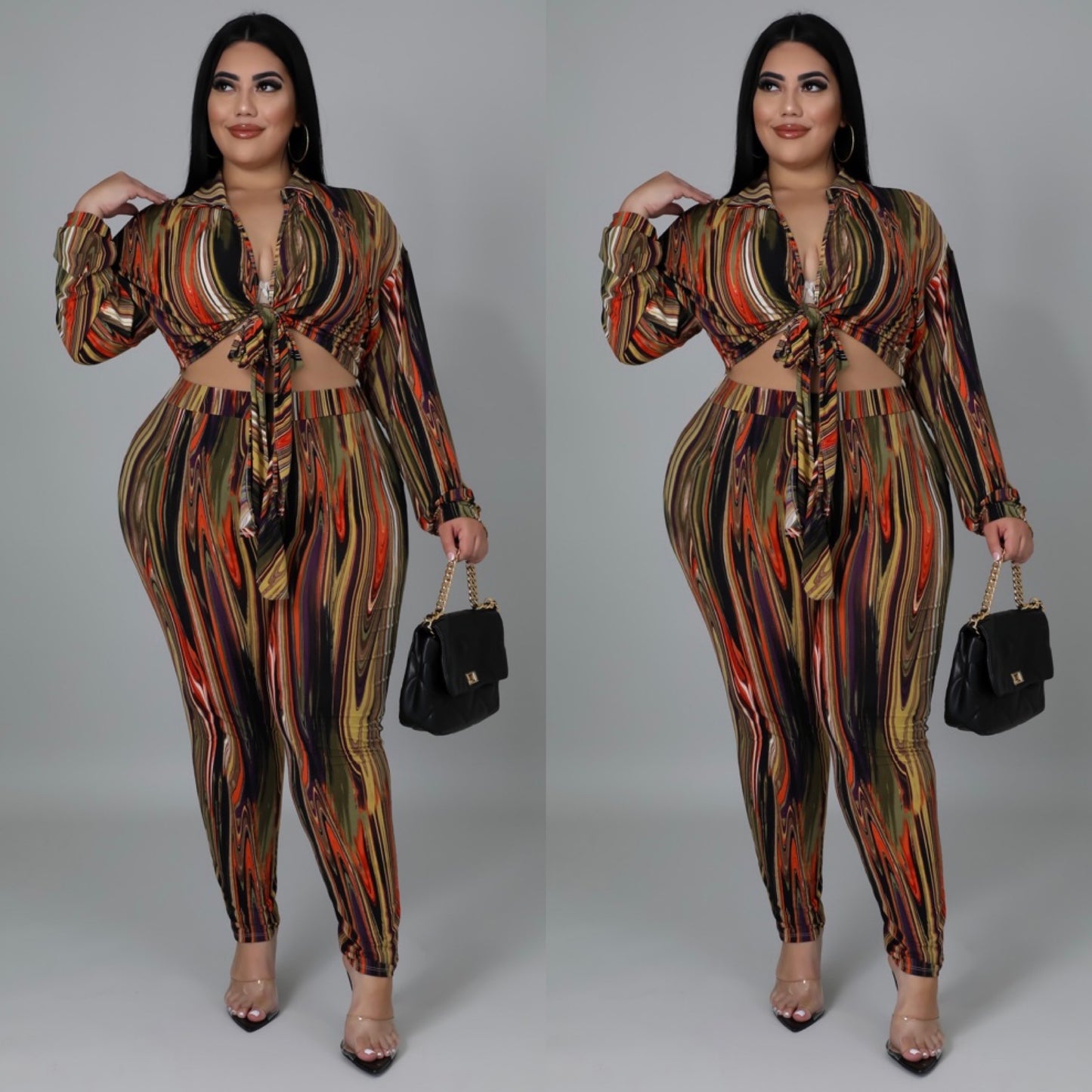 Brooke Multi Color Two Piece Set