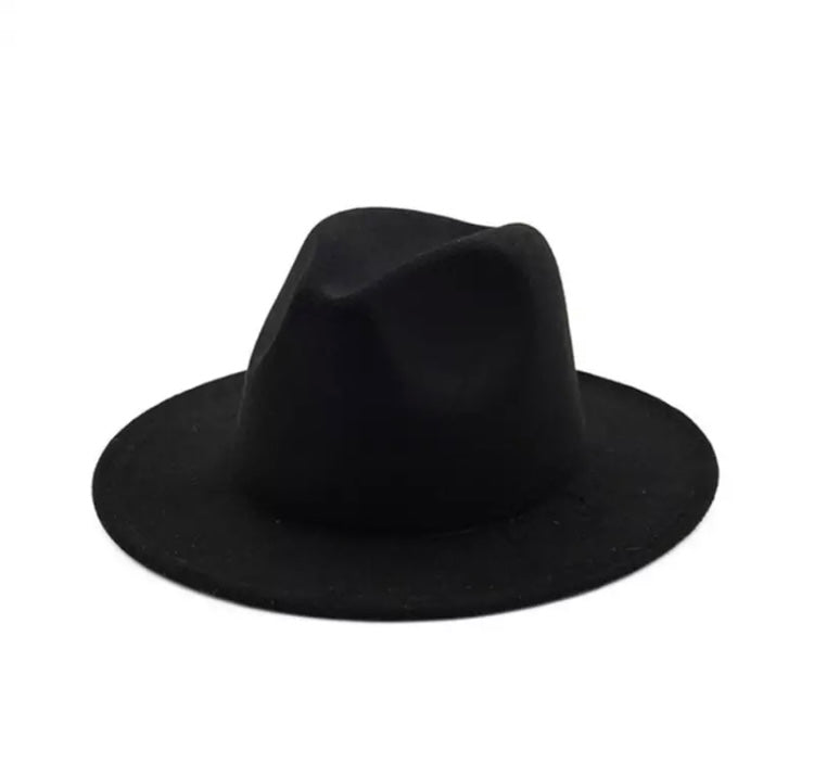 Jazz Fedora Solid Color Hats