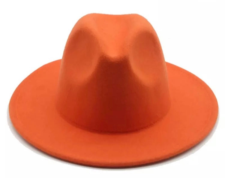 Jazz Fedora Solid Color Hats
