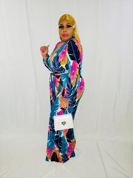 "Uptown Girl" Wide Leg Jumpsuit