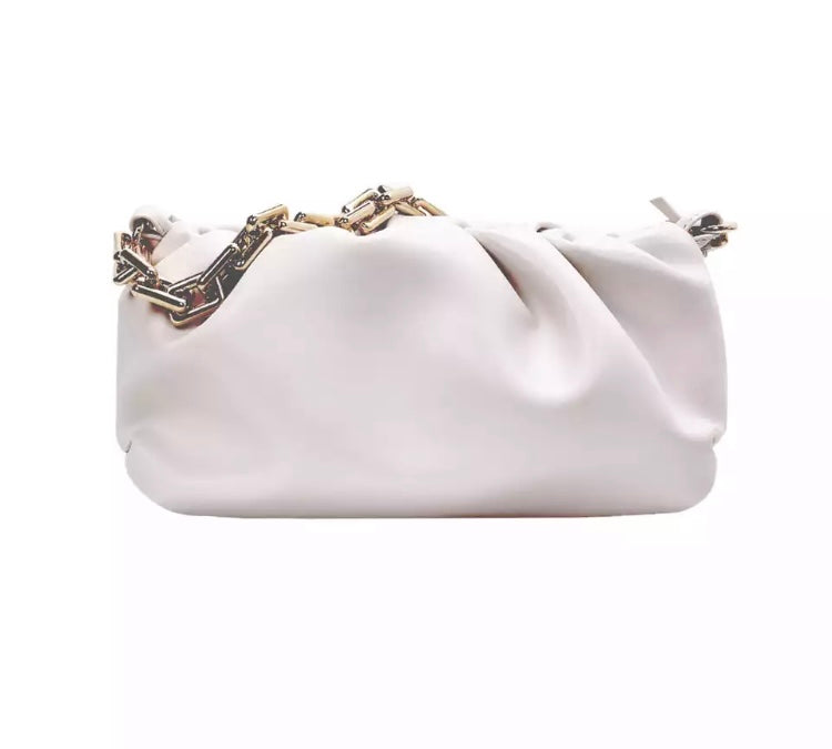 Leather Shoulder/Tote/Clutch Bag