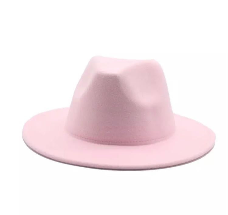 Jazz Fedora Solid Color Hats