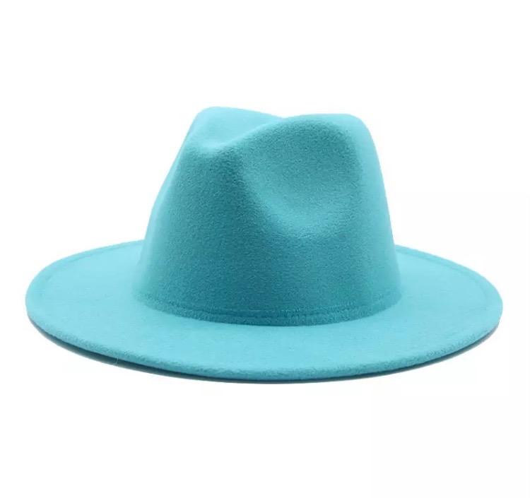 Jazz Fedora Solid Color Hats