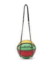 Basketball Shaped Leather Chain Strap