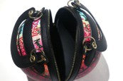 Graffiti Basketball Shaped Top Handle Bag