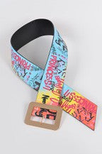 Graffiti Waist Belt