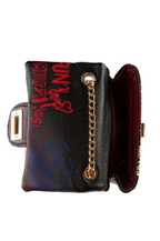 Quilted Graffiti Print Mini Shoulder Bag